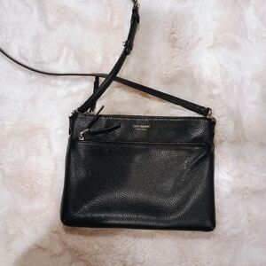 Kate Spade Black Leather Crossbody Bag